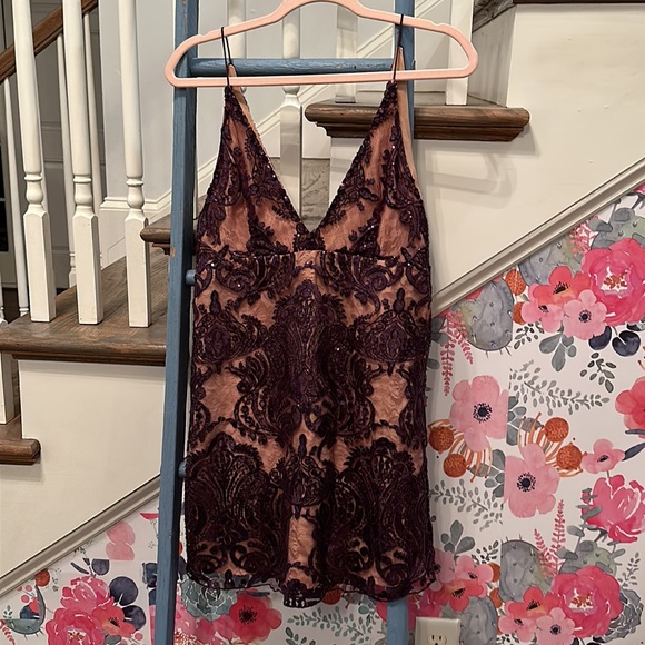 Free People Night Shimmers Sequin Mini Dress - Picture 4 of 6